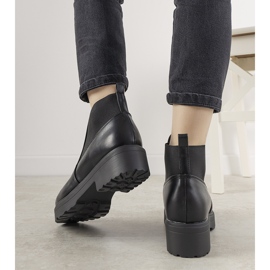 Botas clássicas pretas com elástico Santacruz preto 1