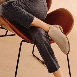 Marco Shoes Botas Chelsea de camurça com borracha 2210B-813-1 bege 1