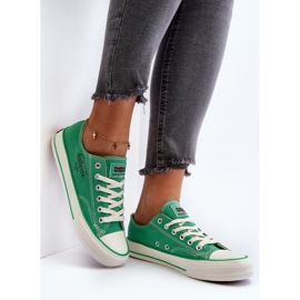 Tênis feminino Big Star NN274240 verde 2