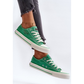 Tênis feminino Big Star NN274240 verde 1