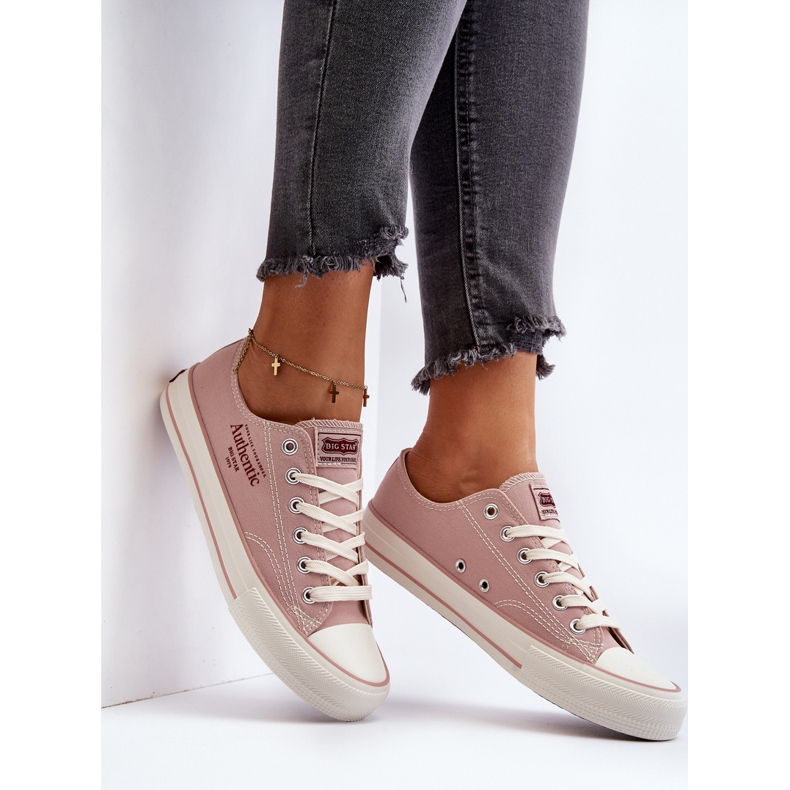 Tênis feminino Big Star NN274239 rosa 1