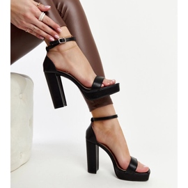 Sandálias pretas de salto alto Nariman preto 1