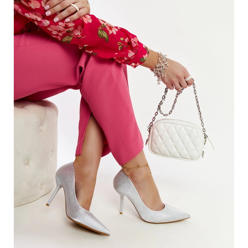 Liena salto alto prateado prata 1