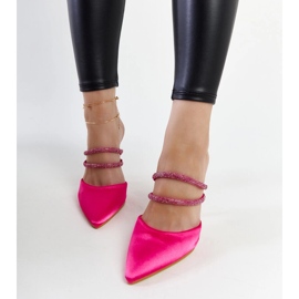 Chinelos rosa de salto alto Raffaelina 1