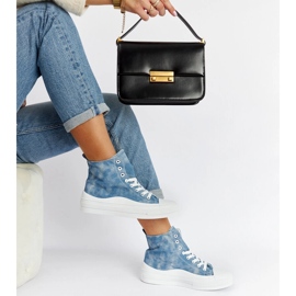 Tênis plataforma Vicente azul 1