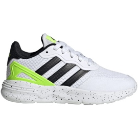Tênis Adidas Nebzed Lifestyle Lace Running Jr IG2886 branco 1