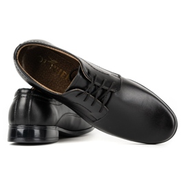 Lukas Sapatos de couro preto j1 preto 2