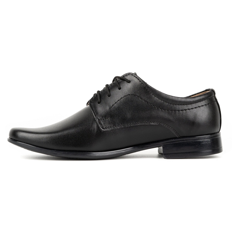 Lukas Sapatos de couro preto j1 preto 1