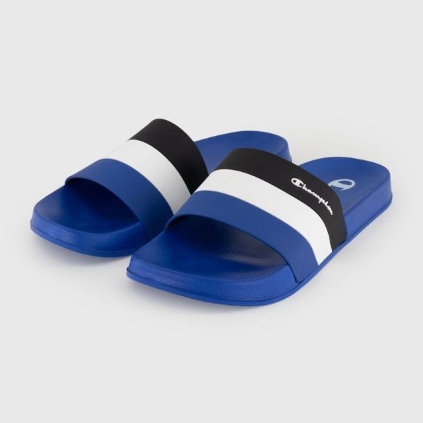 Chinelos esportivos Champion Slide All American S22049.BS036 azul 4