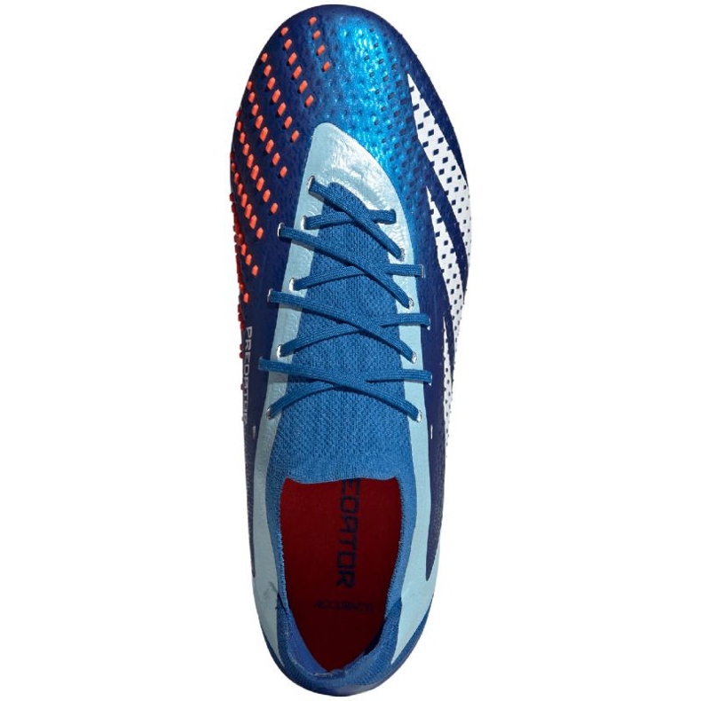 Chuteiras Adidas Predator Accuracy.1 Low Ag IE9453 azul 1 Chuteiras Adidas Predator Accuracy.1 Low Ag IE9453 azul 1
