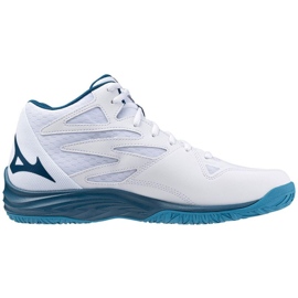 Tênis de voleibol Mizuno Thunder Blade Z Mid M V1GA237521 branco 1 Tênis de voleibol Mizuno Thunder Blade Z Mid M V1GA237521 branco 1