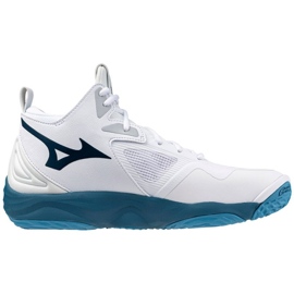 Tênis de voleibol Mizuno Wave Momentum 3 Mid V1GA231721 branco 1