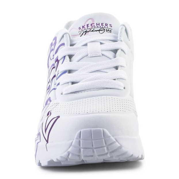Skechers JGoldcrown: Sapatos Uno Lite - Spread the Love 314064L-WLPR branco 1
