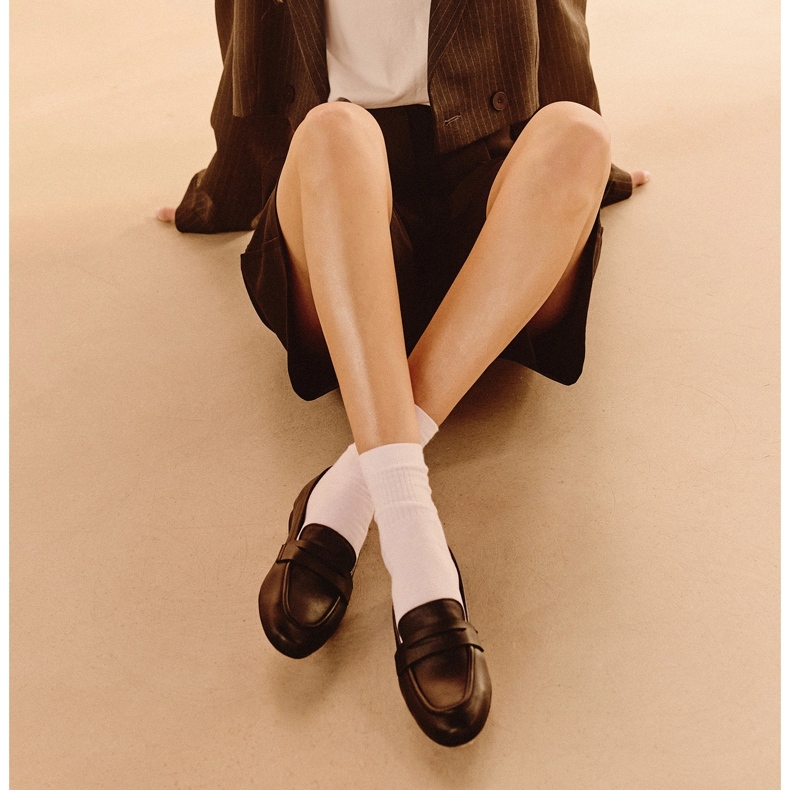 Marco Shoes mocassins sem forro preto 1