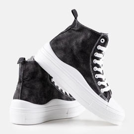 Tênis plataforma Frederick preto 2