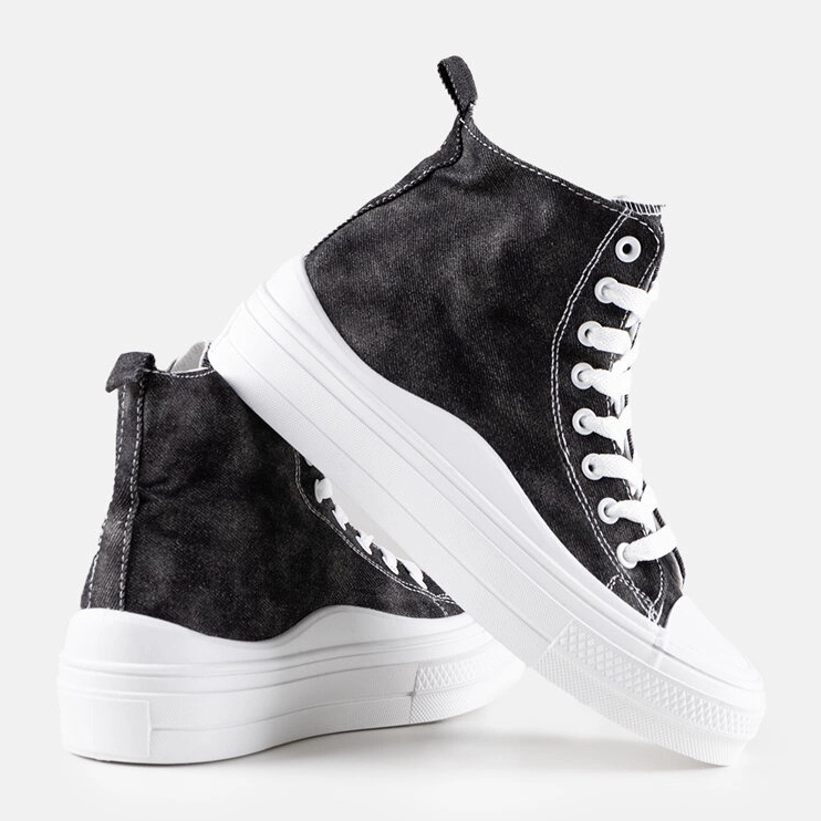 Tênis plataforma Frederick preto 2