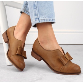 Sapatos femininos de couro marrom, Dolce Pietro 1