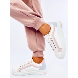 Tênis feminino Ateer Pink branco 2