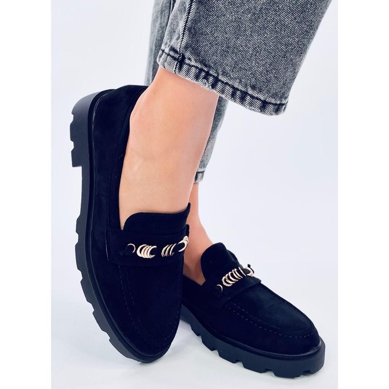 Mocassins femininos Molla Black preto 1