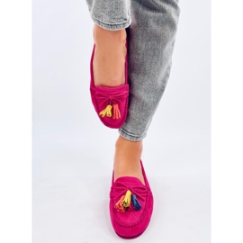 Mocassim com franjas fúcsia Tamla rosa 1