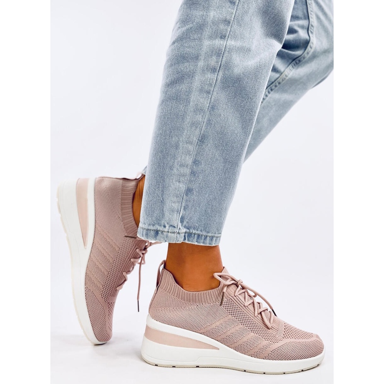 Calçados esportivos de cunha rosa Croft 2