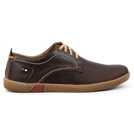 Antex Sapatos casuais masculinos 302GT, marrom castanho 2