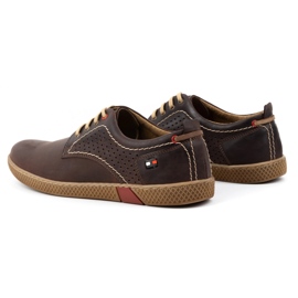 Antex Sapatos casuais masculinos 302GT, marrom castanho 8
