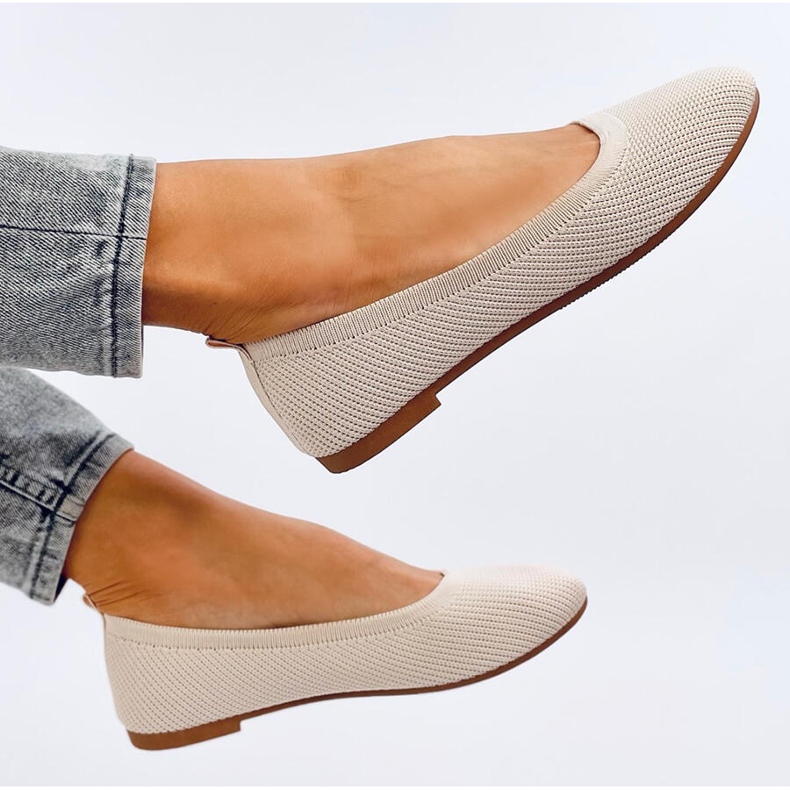 Bailarinas de meia Cavaday Bege 1