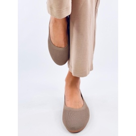 Sapatilhas de meia Cavaday Khaki marrom 1