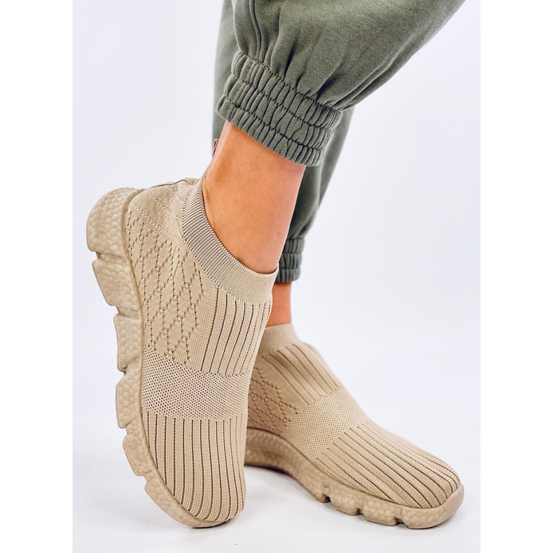 Calçado desportivo Darts meia bege 2