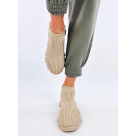 Calçado desportivo Darts meia bege 1