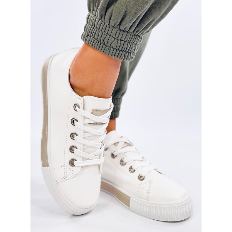 Tênis feminino Rounds White Gold branco 2