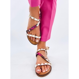 Sandálias femininas Maya White branco 1