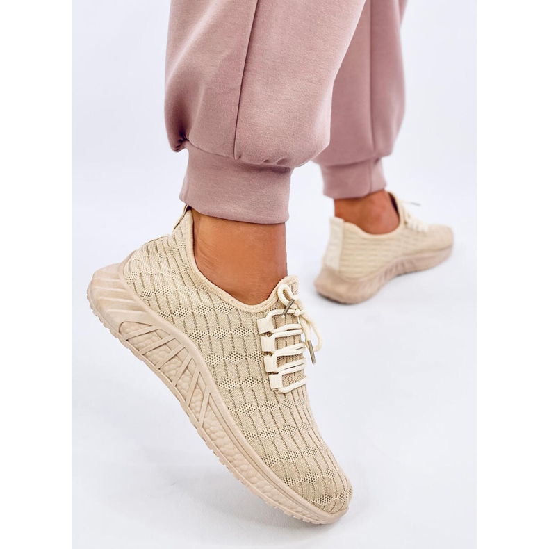 Calçados esportivos com meia Barkes bege 2 Calçados esportivos com meia Barkes bege 2