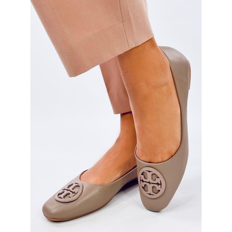 Sapatilhas elegantes Irvina Khaki bege 2