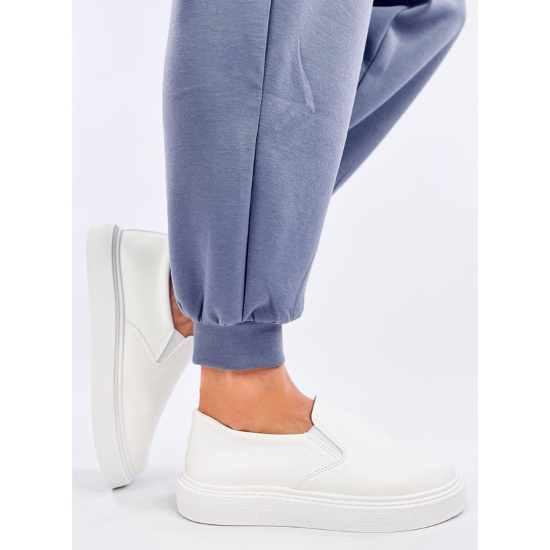 Tênis Allams branco slip-on 2