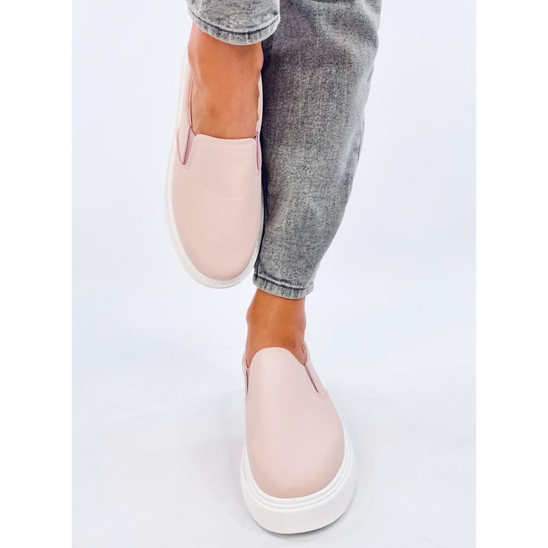 Tênis Allams rosa slip-on 1