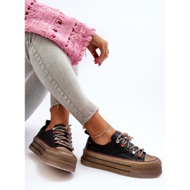 Tênis plataforma feminino GOE NN2N4053 preto 1