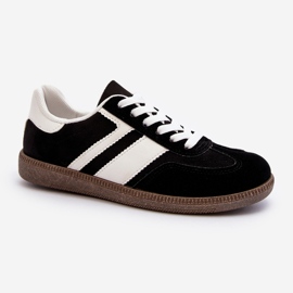 Tênis baixo feminino calçado esportivo preto Eudiopis 1