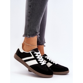 Tênis baixo feminino calçado esportivo preto Eudiopis 2