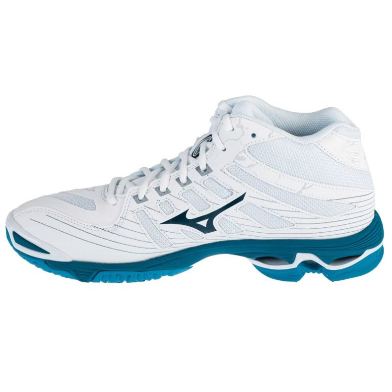 Tênis de voleibol Mizuno Wave Voltage Mid M V1GA216586 branco 1