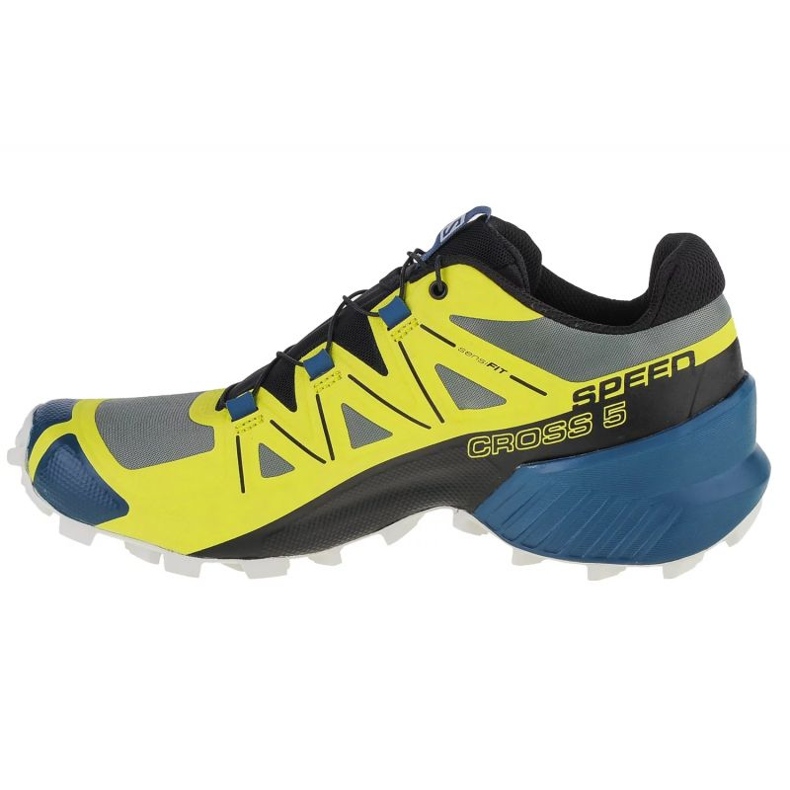 Tênis de corrida Salomon Speedcross 5 416096 amarelo 1