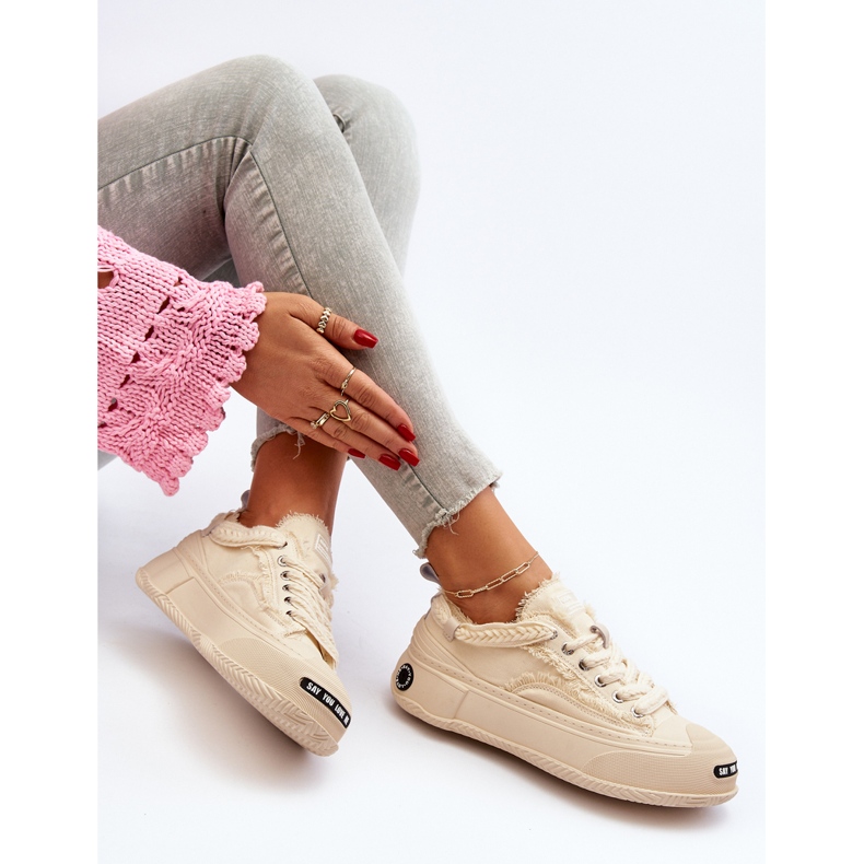 Tênis feminino GOE NN2N4060 bege 2