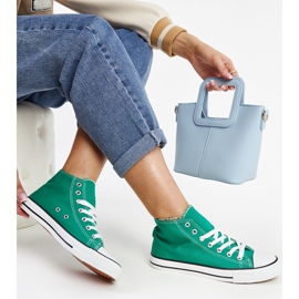 Tênis cano alto Eliska verde 1