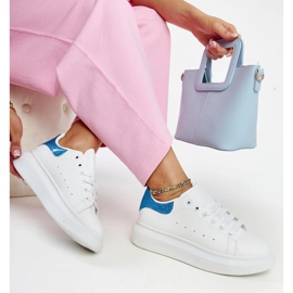 Tênis Fatimah de couro ecológico branco 1