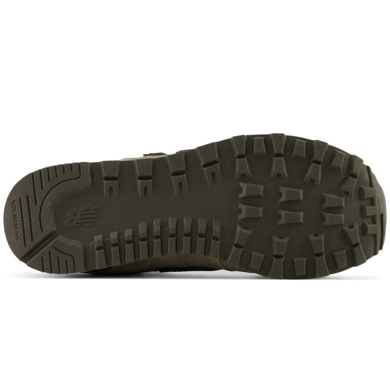 Sapatos isolados New Balance W JrGV574HG1 verde 6