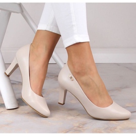 Sapatos de salto alto Sergio Leone W SK39AA, cinza claro 1