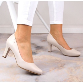 Sapatos de salto alto Sergio Leone W SK39AA, cinza claro 2