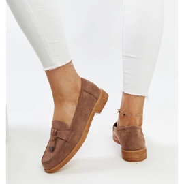 Mocassins de camurça marrom Vinceza 1