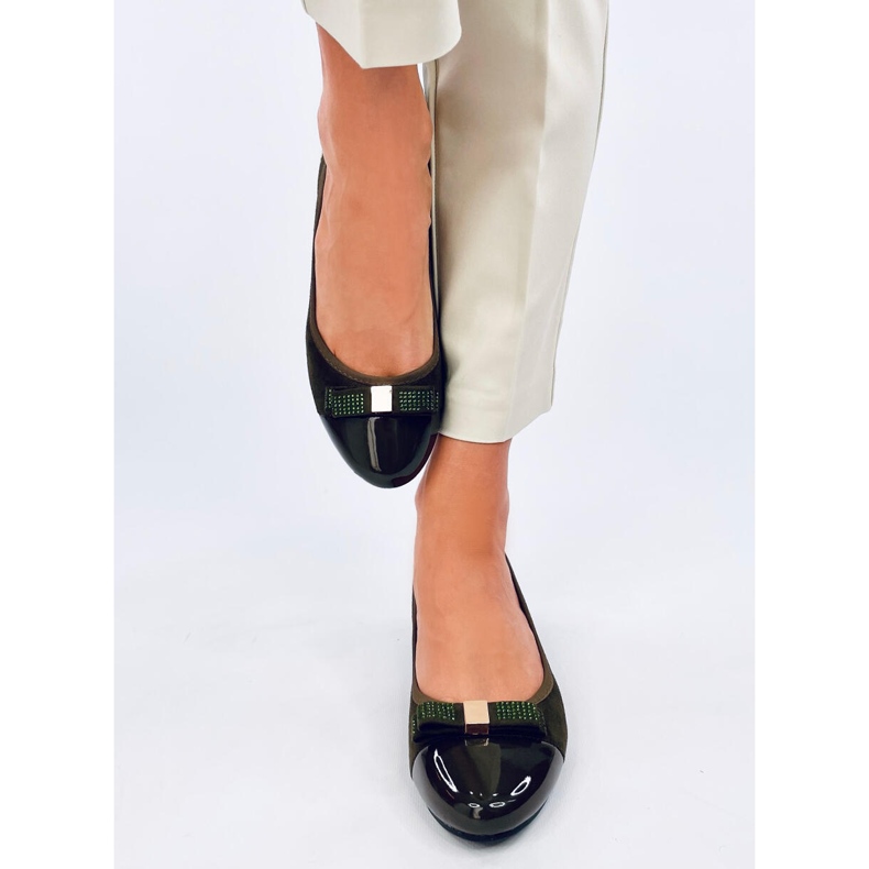 Abecas Sapatilhas de cunha verde 1